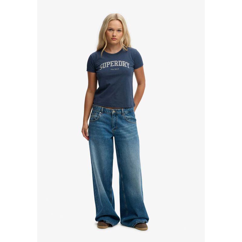 Superdry Ath Ess Fitted Graphic Tee image number 3